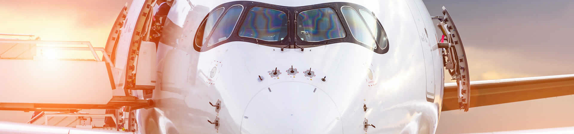 Bild: Flugzeugfront Airbus A380