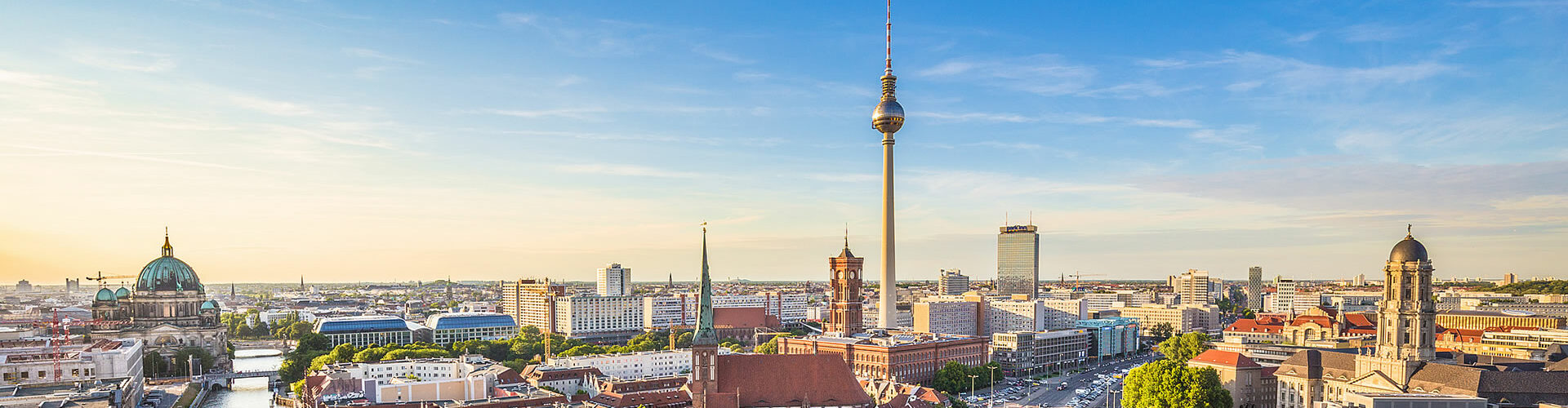 Panorama Berlin mit Fernsehturm
